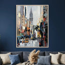 Chrysler Building New York Wall Art Canvas Print, Abstract by MyGreatCanvas | Canvas Wall Art Prints | Photo Prints & Wall Decor