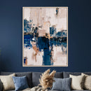Abstract Navy Blue Wall Art Canvas Print by MyGreatCanvas | Canvas Wall Art Prints | Photo Prints & Wall Decor