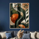 Abstract Green Flowers Wall Art Canvas Print by MyGreatCanvas | Canvas Wall Art Prints | Photo Prints & Wall Decor