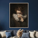 Baroque Portrait Canvas Wall Art, Flemish Woman with Lace by MyGreatCanvas | Canvas Wall Art Prints | Photo Prints & Wall Decor
