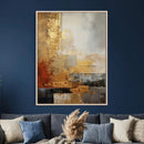Gold Abstract Canvas Wall Art, Luxury Textured Style Gold by MyGreatCanvas | Canvas Wall Art Prints | Photo Prints & Wall Decor