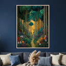 Gustav Klimt Style Forest Canvas Wall Art, Golden Forest by MyGreatCanvas | Canvas Wall Art Prints | Photo Prints & Wall Decor