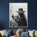 Vintage Cowboy Wall Art Canvas Print - Western Gunslinger Revolver Artwork, by MyGreatCanvas | Canvas Wall Art Prints | Photo Prints & Wall Decor