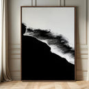 Ocean Wave Wall Art Canvas Print – Framed Abstract