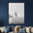Ocean Dive Wall Art – Summer Splash Canvas Print, Waves & by MyGreatCanvas | Canvas Wall Art Prints | Photo Prints & Wall Decor