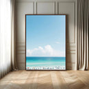Turquoise Ocean Wall Art Canvas Print – Framed Coastal by MyGreatCanvas | Canvas Wall Art Prints | Photo Prints & Wall Decor