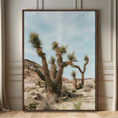 Joshua Tree Desert Canvas Print Southwestern Boho Landscape