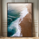 Serene Ocean Waves Wall Art Beach Wall Decor by MyGreatCanvas | Canvas Wall Art Prints | Photo Prints & Wall Decor