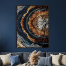Abstract Wood Grain Canvas Print, Tree Ring Pattern Wall by MyGreatCanvas | Canvas Wall Art Prints | Photo Prints & Wall Decor