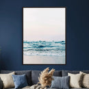 Ocean Wave Wall Art Canvas Print, Minimal Seascape by MyGreatCanvas | Canvas Wall Art Prints | Photo Prints & Wall Decor