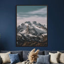 Alpine Mountain Landscape Wall Art Canvas Print, Snowy Peak by MyGreatCanvas | Canvas Wall Art Prints | Photo Prints & Wall Decor