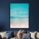 Aerial Turquoise Beach Wall Art Canvas Print – Minimal by MyGreatCanvas | Canvas Wall Art Prints | Photo Prints & Wall Decor