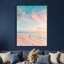 Pastel Beach Wall Art Canvas Print – Soft Coastal by MyGreatCanvas | Canvas Wall Art Prints | Photo Prints & Wall Decor