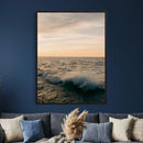 Ocean Wave Wall Art Canvas Print, Calm Coastal Nature by MyGreatCanvas | Canvas Wall Art Prints | Photo Prints & Wall Decor