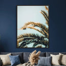 Palm Leaves Wall Art Canvas Print, Minimal Tropical Palm by MyGreatCanvas | Canvas Wall Art Prints | Photo Prints & Wall Decor