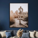 Joshua Tree Desert Wall Art Canvas Print, Minimal Southwest by MyGreatCanvas | Canvas Wall Art Prints | Photo Prints & Wall Decor