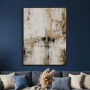 Neutral Abstract Wall Art Canvas Print, Beige Black Textured by MyGreatCanvas | Canvas Wall Art Prints | Photo Prints & Wall Decor