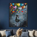 Banksy Balloon Canvas, Banksy Graffiti Art, Balloon Poster, by MyGreatCanvas | Canvas Wall Art Prints | Photo Prints & Wall Decor