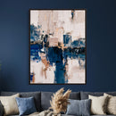 Abstract Navy Blue Wall Art Canvas Print by MyGreatCanvas | Canvas Wall Art Prints | Photo Prints & Wall Decor