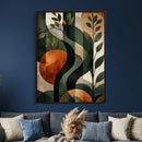 Abstract Green Flowers Wall Art Canvas Print by MyGreatCanvas | Canvas Wall Art Prints | Photo Prints & Wall Decor