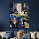 Abstract Dark Blue Wall Art Canvas Print by MyGreatCanvas | Canvas Wall Art Prints | Photo Prints & Wall Decor