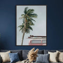 VW Van Palm Tree Canvas Wall Art, Pink Camper Surfboards by MyGreatCanvas | Canvas Wall Art Prints | Photo Prints & Wall Decor