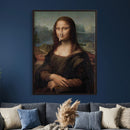 Funny Bathroom Canvas Wall Art Print, Mona Lisa Clothespin by MyGreatCanvas | Canvas Wall Art Prints | Photo Prints & Wall Decor