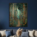 Gustav Klimt Style Forest Canvas Wall Art, Golden Forest by MyGreatCanvas | Canvas Wall Art Prints | Photo Prints & Wall Decor