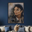 Micheal Jackson Portre Wall Art Canvas Print by MyGreatCanvas | Canvas Wall Art Prints | Photo Prints & Wall Decor