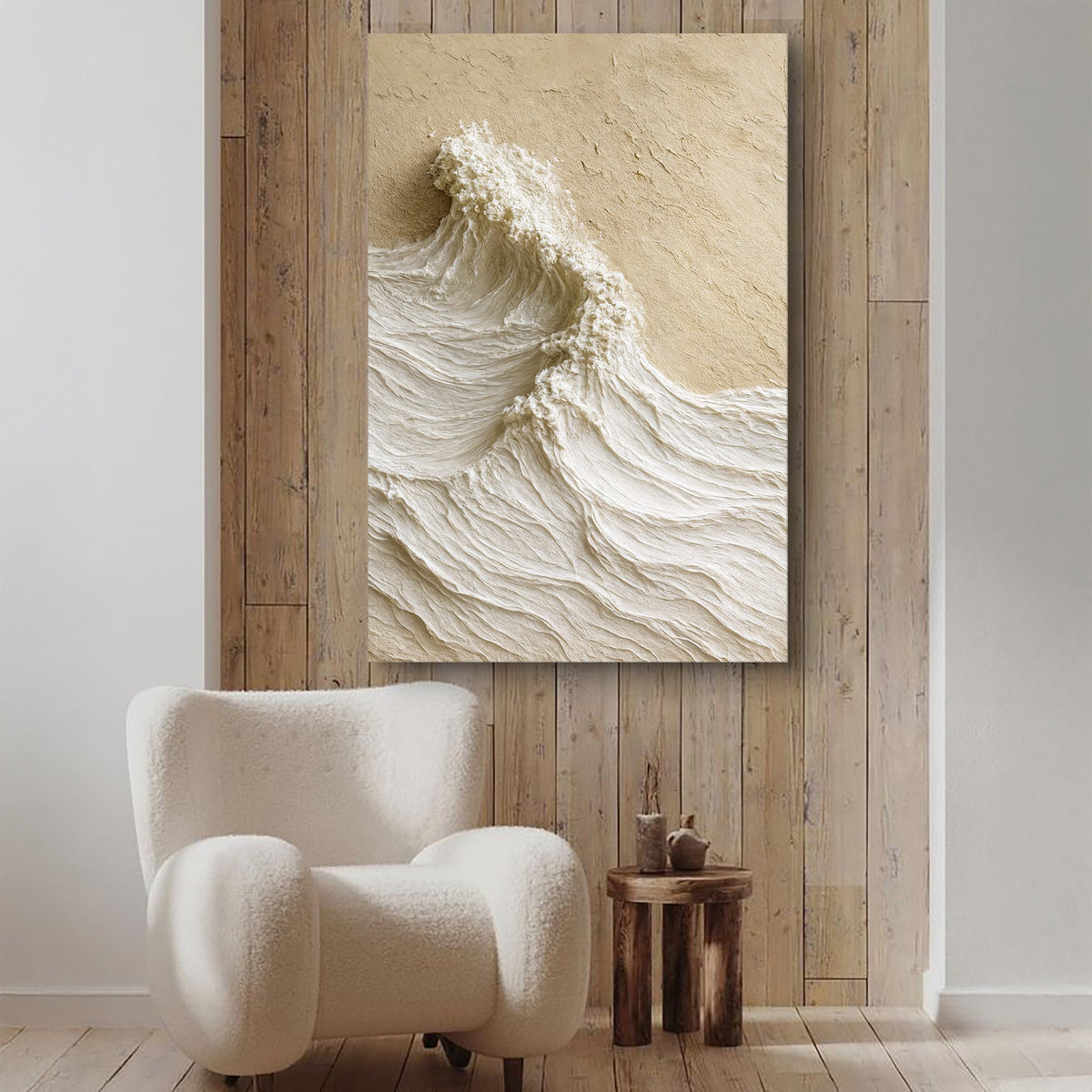 Modern Neutral Mountain Wall Art, photo 4 of 10