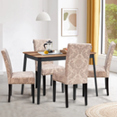 Set of 2 Fabric Upholstered Dining Chairs with Nailhead by DirectDeals