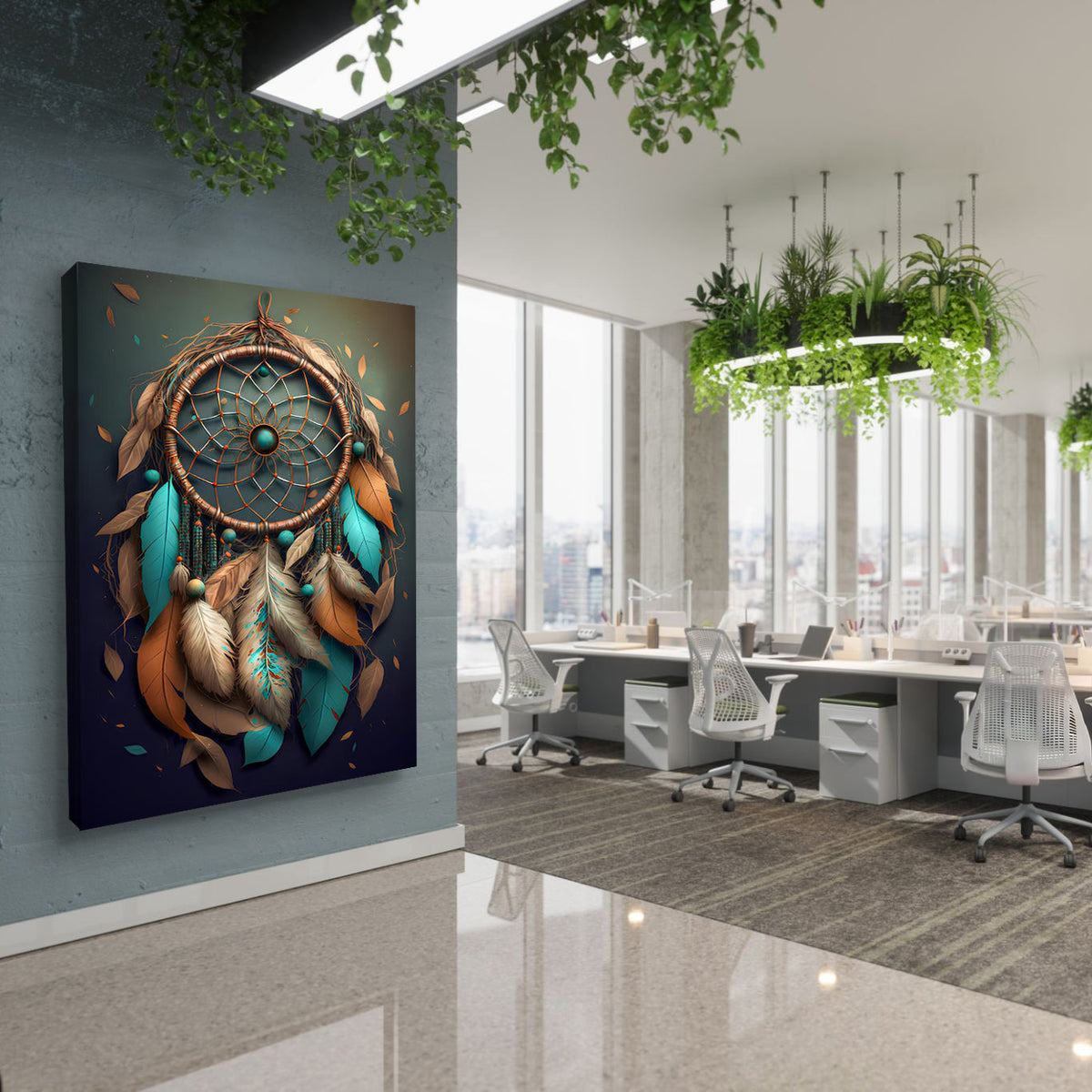 3D Whispering Feathers Wall Art IV, photo 4 of 10