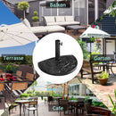 20 inch Outdoor Patio Half Round Umbrella Base by LJGDeals
