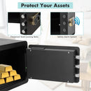 0.5 Cubic Feet Security Safe Lock Box with Keypad by LJGDeals