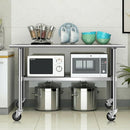 Stainless Steel Commercial Kitchen Prep & Work Table by LJGDeals