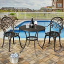 3 Pieces Outdoor Set Patio Bistro with Attached Removable Ice Bucket by LJGDeals