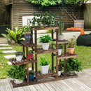 6-Tier Flower Wood Stand Plant Display Rack Storage Shelf by LJGDeals
