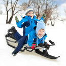 Snow Racer Sled with Textured Grip Handles and Mesh Seat by LJGDeals