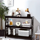 3-Tier Console X-Design Sofa Side Accent Table by LJGDeals