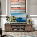 65 Inch Flat Sliding Barn Door TV Stand by LJGDeals