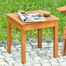 Wooden Square Patio Coffee Bistro Table by LJGDeals