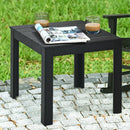 Wooden Square Patio Coffee Bistro Table by LJGDeals