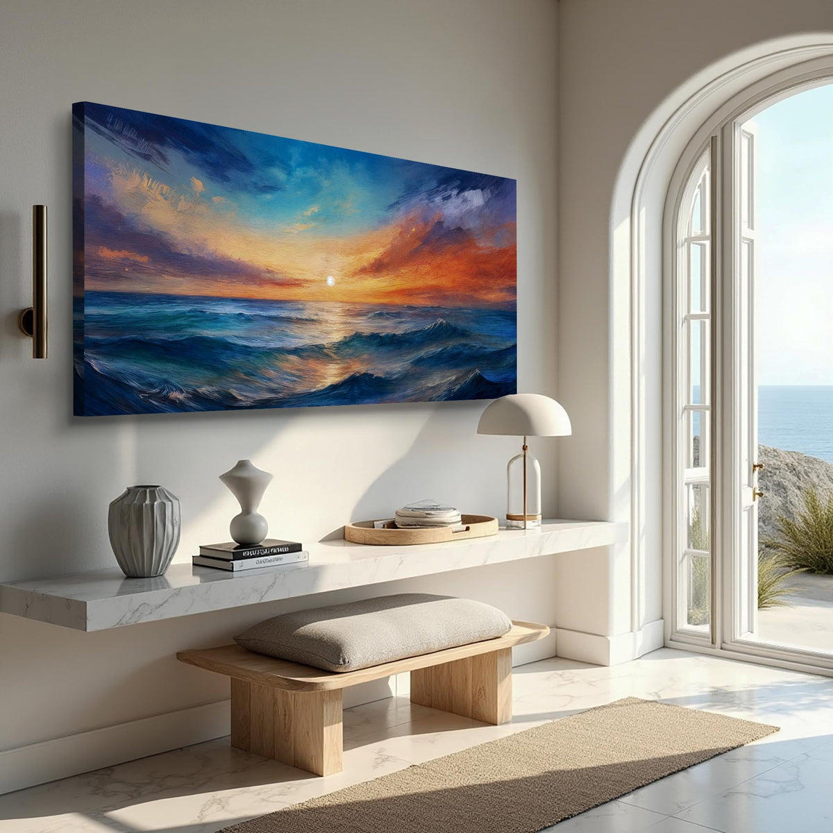 Waterscape Abstract Wall Art XIII, photo 4 of 10