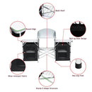 Folding Camping Table with Storage Organizer by LJGDeals