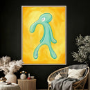 Squidward Tentacles Wall Art Canvas Print – Bold and Brash by MyGreatCanvas | Canvas Wall Art Prints | Photo Prints & Wall Decor