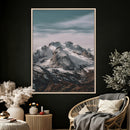 Alpine Mountain Landscape Wall Art Canvas Print, Snowy Peak by MyGreatCanvas | Canvas Wall Art Prints | Photo Prints & Wall Decor