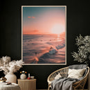Sunset Ocean Wall Art Canvas Print by MyGreatCanvas | Canvas Wall Art Prints | Photo Prints & Wall Decor