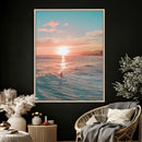 Sunset Surf Wall Art Canvas Print – Coastal Ocean by MyGreatCanvas | Canvas Wall Art Prints | Photo Prints & Wall Decor