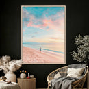 Pastel Beach Wall Art Canvas Print – Soft Coastal by MyGreatCanvas | Canvas Wall Art Prints | Photo Prints & Wall Decor