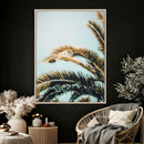 Palm Leaves Wall Art Canvas Print, Minimal Tropical Palm by MyGreatCanvas | Canvas Wall Art Prints | Photo Prints & Wall Decor